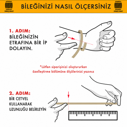 Manyetik Tokalı Deri Bileklik