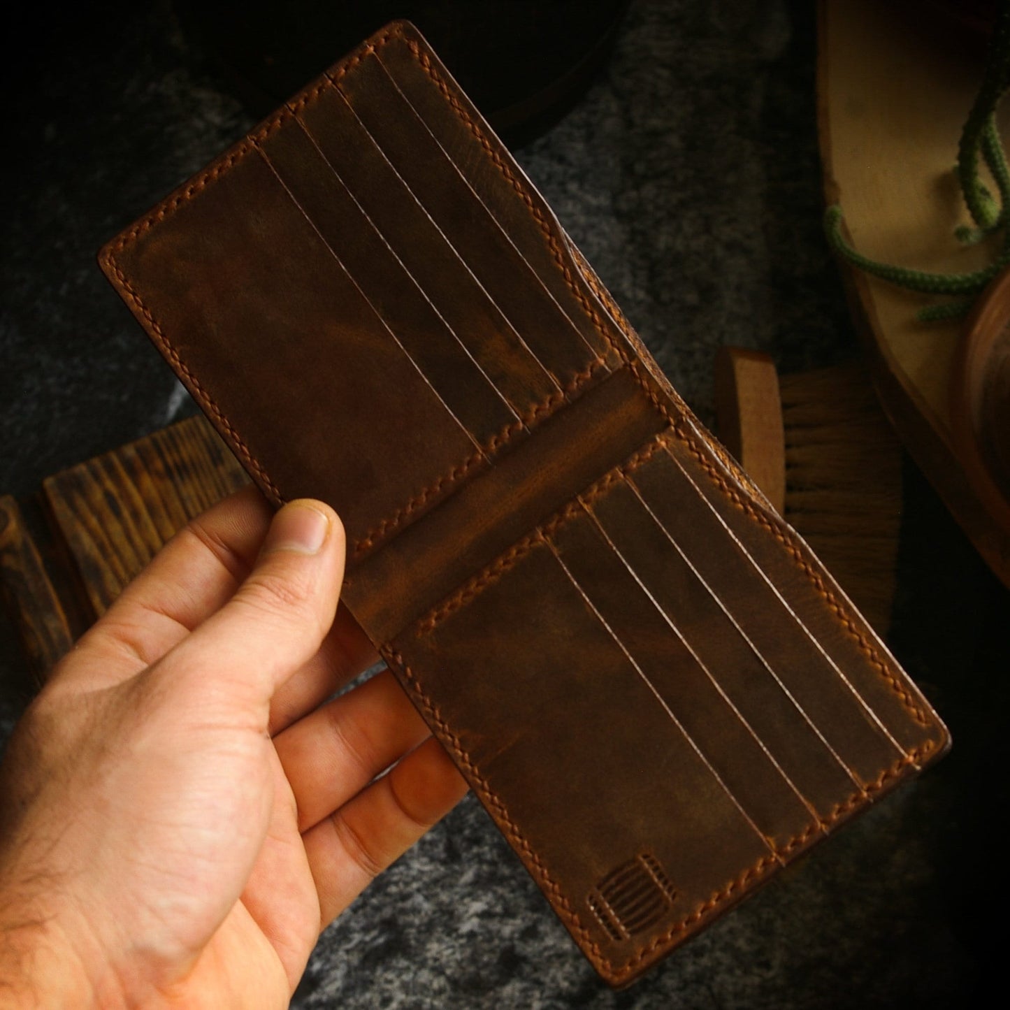 Personalized Premium Leather Wallet for Men, Full Grain Leather Bifold, Custom Engraved Leather Wallet, Customized Leather Wallet Men, Personalized Premium Leather Wallet, Handmade Full Grain Bifold for Men, Classic Custom Leather Wallet, Engraved Leather Wallet, Premium Bifold Wallet, Full Grain Leather Wallet Men, Gift for Husband, Gift for Dad, Personalized Fathers Day Gift