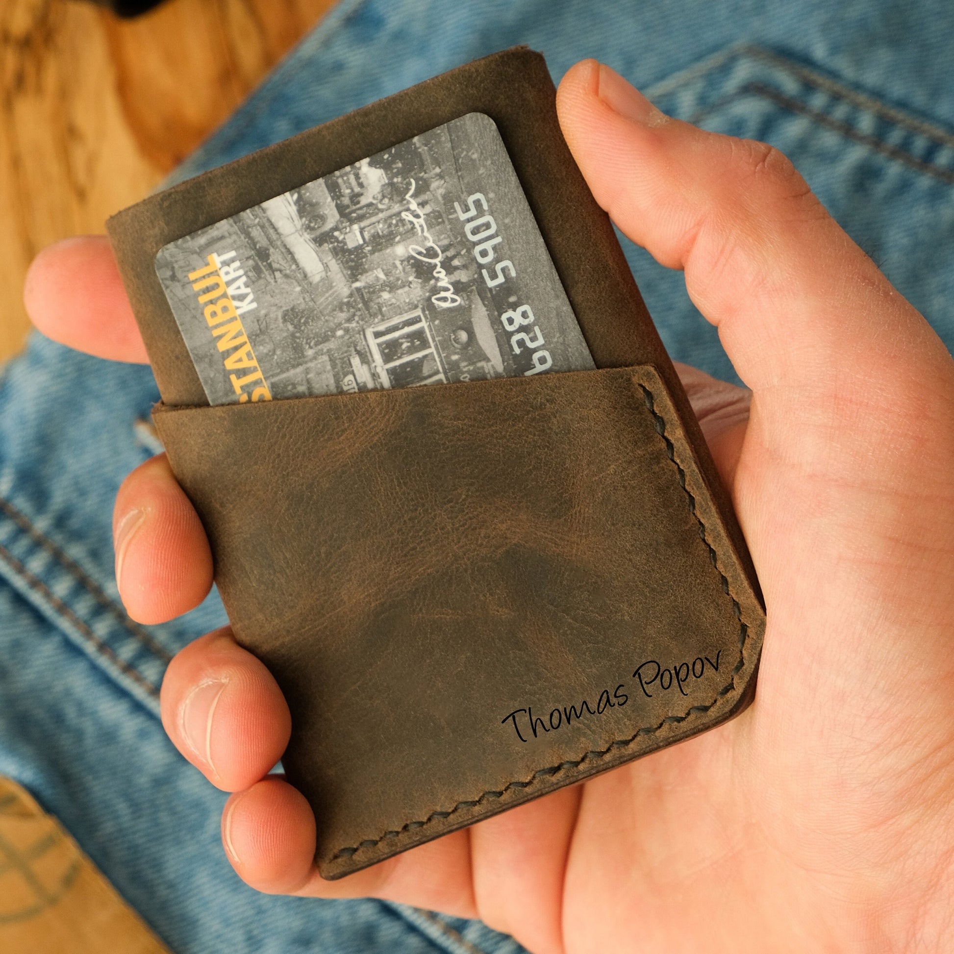 Personalized Leather Business Card Holder, Engraved Full Grain Slim Wallet, Full Grain Wallet Men, Personalized Full Grain Leather Card Holder, Slim Card Holder, Engraved Leather Wallet, Minimalist Leather Card Holder, Mothers Day gift