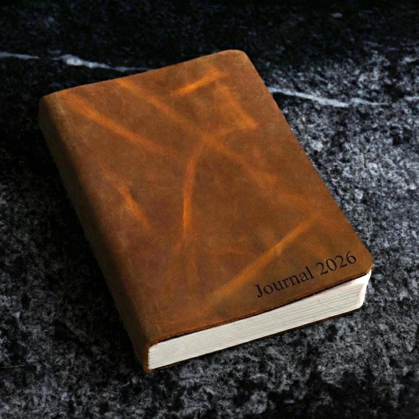 Personalized Leather Journal A5, 256 Pages Blank Notebook, Full Grain Diary, Gift for Writers